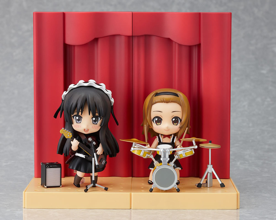Tainaka Ritsu & Akiyama Mio Live Stage Ver. Set — K-ON! — Nendoroid 101