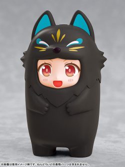 Nendoroid More — Kigurumi Face Parts Case — Black Kitsune