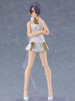 Original — Figma #569b — figma Styles — Mika — Mini Skirt Chinese Dress Outfit, White (Max Factory)