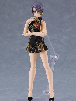 Original — Figma #569c — figma Styles — Mika — Mini Skirt Chinese Dress Outfit, Black (Max Factory)