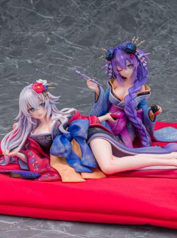 Senran Nin Nin Ninja Taisen Neptune: Shoujo-tachi no Kyouen — Black Heart & Purple Heart — KDcolle — 1/7 — Kimono Ver.